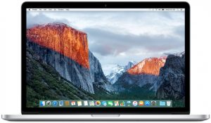 MacBook Pro 15-inch Retina, Intel Quad-Core i7 2.5 GHz (Turbo Boost 3.7 GHz), 16 GB, 512 GB SSD
