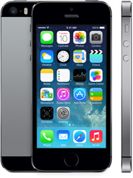 iPhone 5S, 16 GB, Tähtiharmaa