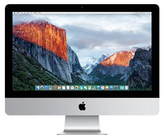 iMac 21.5-inch, Intel Core i5 1.6 GHz (Turbo Boost jopa 2.7 GHz), 8 GB    , 1 TB  