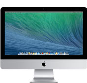 iMac 21.5" Mid 2014 (Intel Core i5 1.4 GHz 8 GB RAM 500 GB HDD), Intel Core i5 1.4 GHz, 8 GB RAM, 500 GB HDD