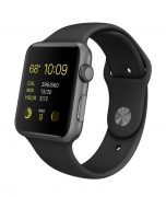 Watch Series 1 Aluminum (42mm), Black sport Watch Series 1 Aluminum (42mm), Black sport