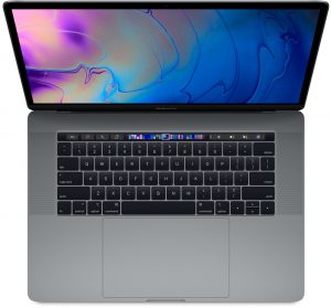 MacBook Pro 15" Touch Bar Mid 2018 (Intel 6-Core i7 2.2 GHz 16 GB RAM 256 GB SSD), Intel 6-Core i7 2.2 GHz, 16 GB RAM, 256 GB SSD