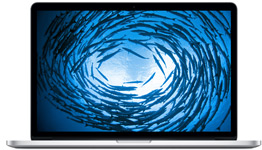 MacBook Pro Retina 15" Mid 2014 (Intel Quad-Core i7 2.8 GHz 16 GB RAM 1 TB SSD), Intel Quad-Core i7 2.8 GHz, 16 GB RAM, 1 TB SSD