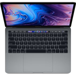 MacBook Pro 13" 4TBT Mid 2018 (Intel Quad-Core i5 2.3 GHz 16 GB RAM 256 GB SSD), Space Gray, Intel Quad-Core i5 2.3 GHz, 16 GB RAM, 256 GB SSD