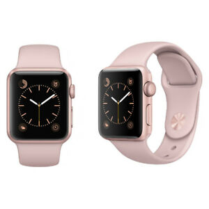 Watch Series 2 Aluminum (38mm), Rose Gold, White Sport Band