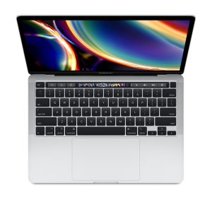 MacBook Pro 13" 2TBT Mid 2020 (Intel Quad-Core i5 1.4 GHz 16 GB RAM 256 GB SSD), Silver, Intel Quad-Core i5 1.4 GHz, 16 GB RAM, 256 GB SSD