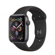 Watch Series 4 Aluminum (44mm), Space Gray, Black/Volt Nike Sport Band Watch Series 4 Aluminum (44mm), Space Gray, Black/Volt Nike Sport Band