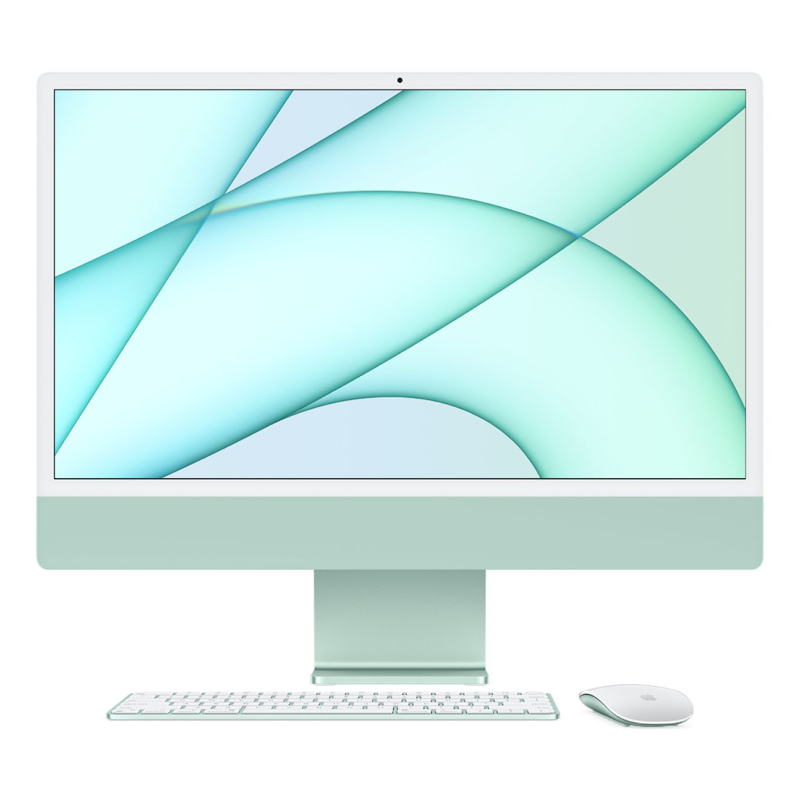 Käytetty iMac 24" M1 2021 (Apple M1 8-Core, 8 GB RAM, 512 GB SSD, 8-Core) Green 8 GB RAM - 512 GB SSD