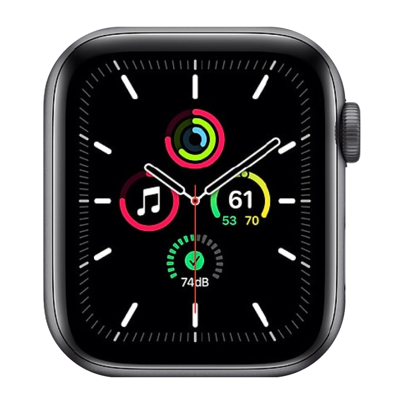 Käytetty Apple Watch SE Cellular (40mm) Space Gray Anthracite/Black Nike Sport Band