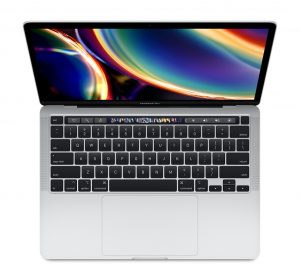 MacBook Pro 13" 4TBT Mid 2020 (Intel Quad-Core i5 2.0 GHz 16 GB RAM 4 TB SSD), Silver, Intel Quad-Core i5 2.0 GHz, 16 GB RAM, 512 GB SSD