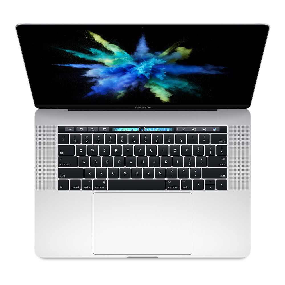 Käytetty MacBook Pro 15" Touch Bar Mid 2017 (Intel Quad-Core i7 2.8 GHz, 16 GB RAM, 256 GB SSD) Silver 2017 16 GB RAM - 256 GB SSD