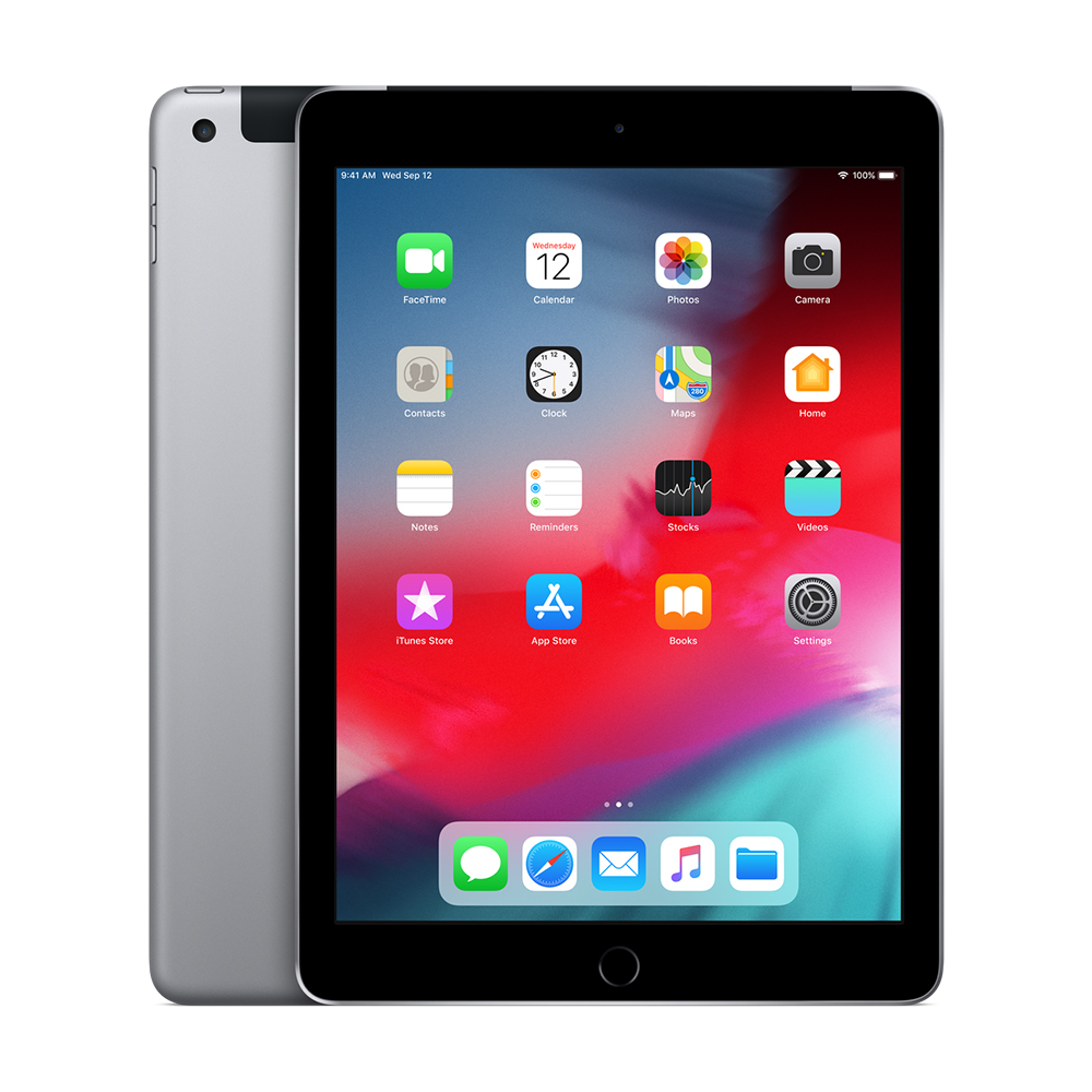 Käytetty iPad 6 Wi-Fi + Cellular 128GB Space Gray - 128GB