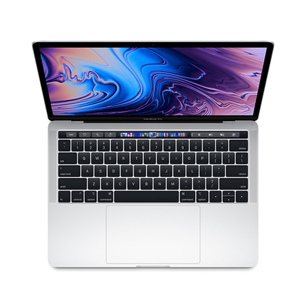 Käytetty MacBook Pro 13" 4TBT Mid 2018 (Intel Quad-Core i5 2.3 GHz, 8 GB RAM, 512 GB SSD) Silver 2018 8 GB RAM - 512 GB SSD