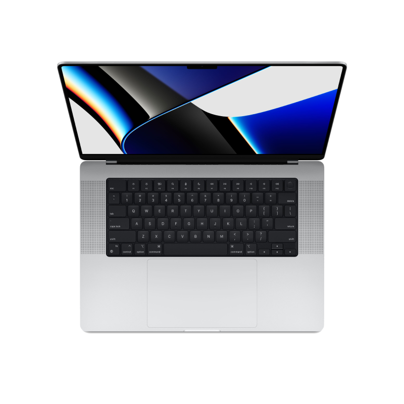 Käytetty MacBook Pro 16" M1 2021 (Apple M1 Max 10-Core, 64 GB RAM, 2 TB SSD, 32-Core GPU) Silver 64 GB RAM - 2 TB SSD