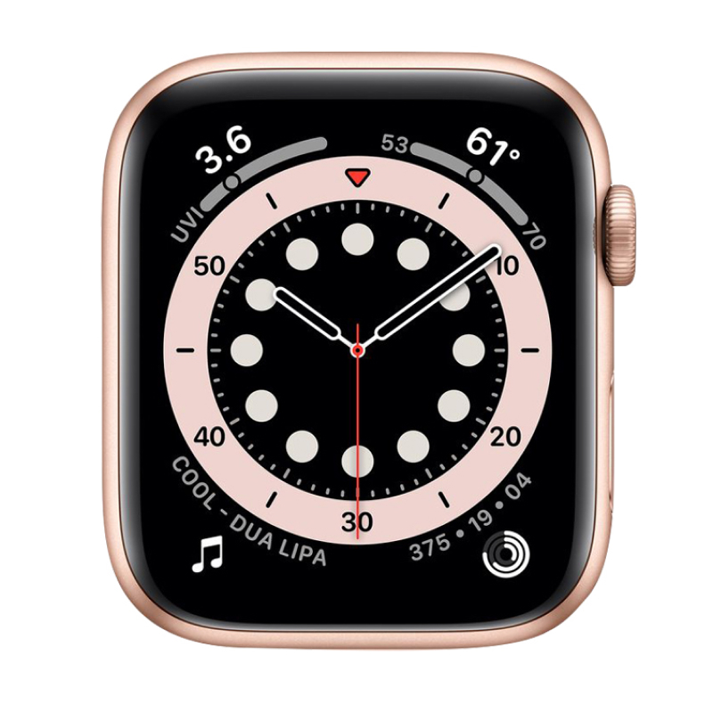 Käytetty Apple Watch Series 6 Aluminum (40mm) Gold White Sport Band
