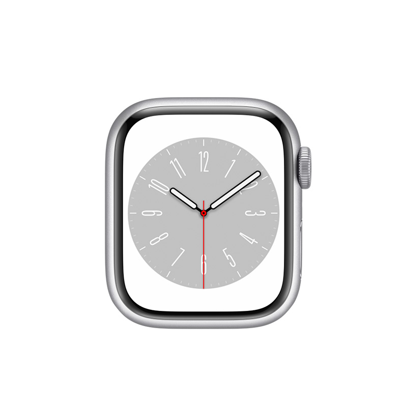 Käytetty Apple Watch Series 8 Aluminum (45mm) Silver Starlight Sport Band