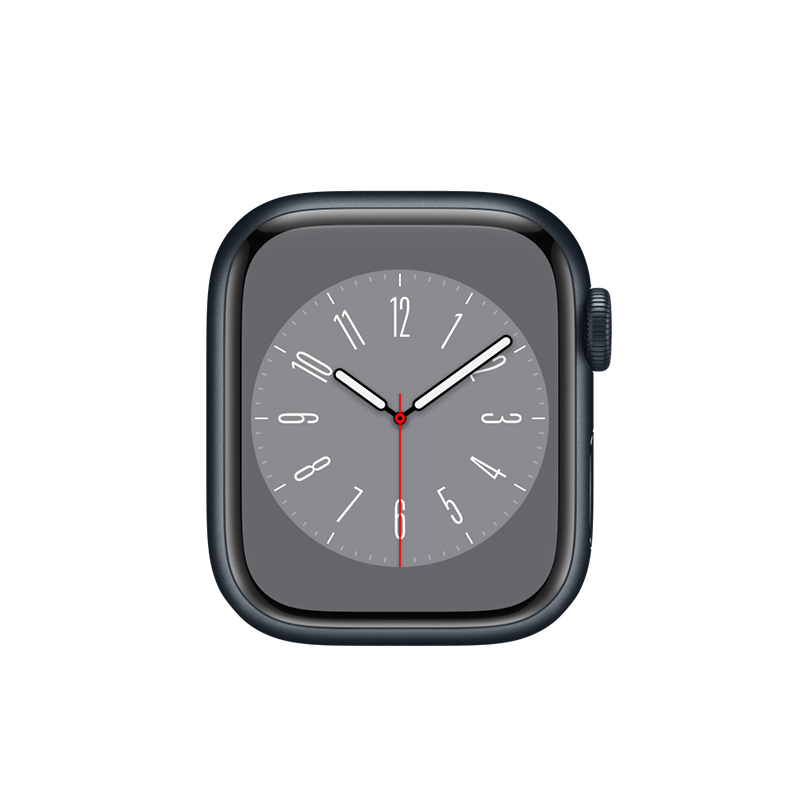 Käytetty Apple Watch Series 8 Aluminum Cellular (45mm) Midnight Black Sport Band