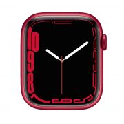 Watch Series 7 Aluminum Cellular (41mm), Red, Red Sport Loop