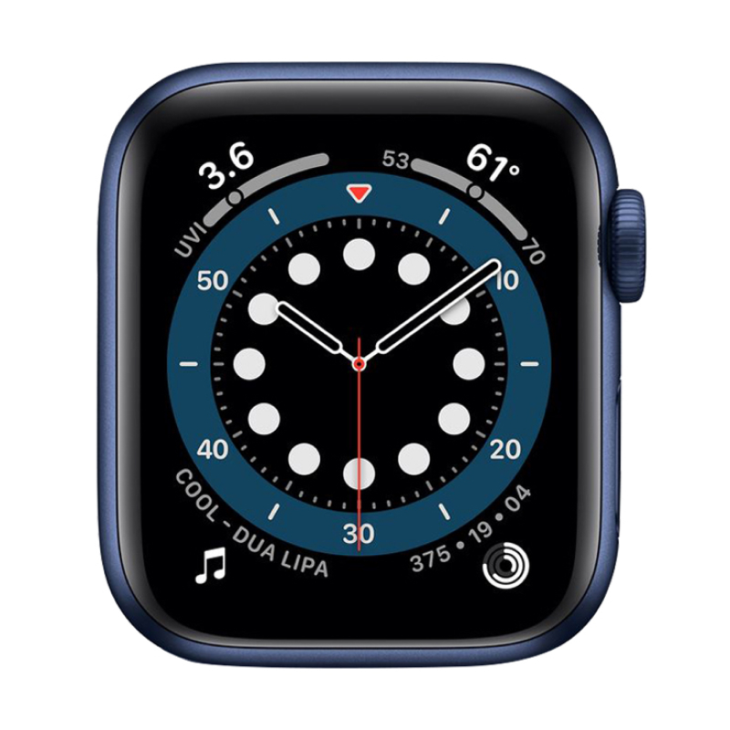 Käytetty Apple Watch Series 6 Aluminum Cellular (44mm) Blue Midnight Blue Sport Band