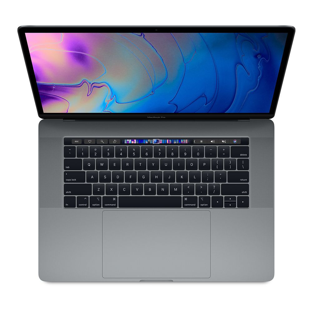 Käytetty MacBook Pro 15" Touch Bar Mid 2018 (Intel 6-Core i7 2.2 GHz, 16 GB RAM, 512 GB SSD) Space Gray 2018 16 GB RAM - 512 GB SSD