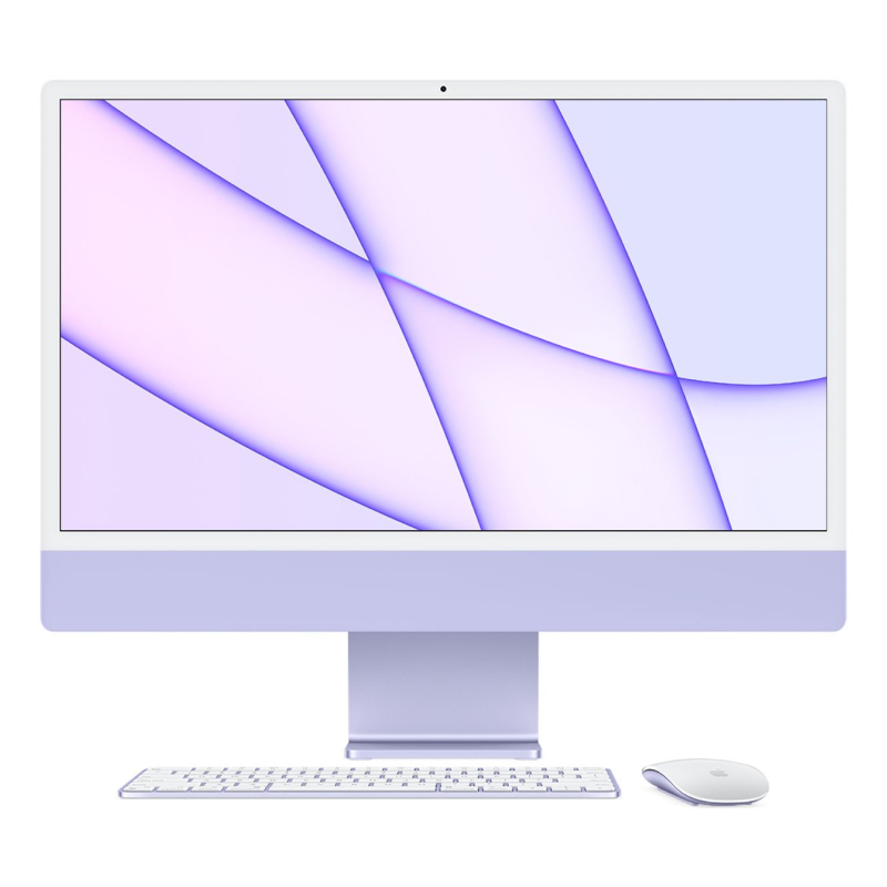 Käytetty iMac 24" M1 2021 (Apple M1 8-Core, 16 GB RAM, 1 TB SSD, 8-Core) Purple 16 GB RAM - 1 TB SSD