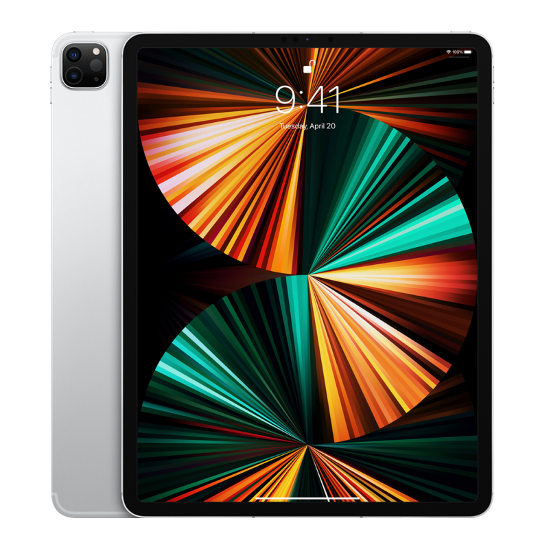Käytetty iPad Pro 12.9" Wi-Fi M1 (5th Gen) 128GB Silver - 128GB