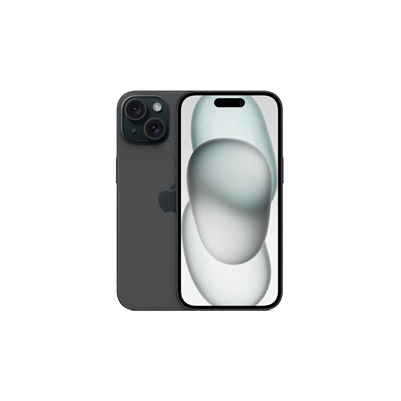 Käytetty iPhone 15 Dual eSIM 128GB Black - 128GB - Black