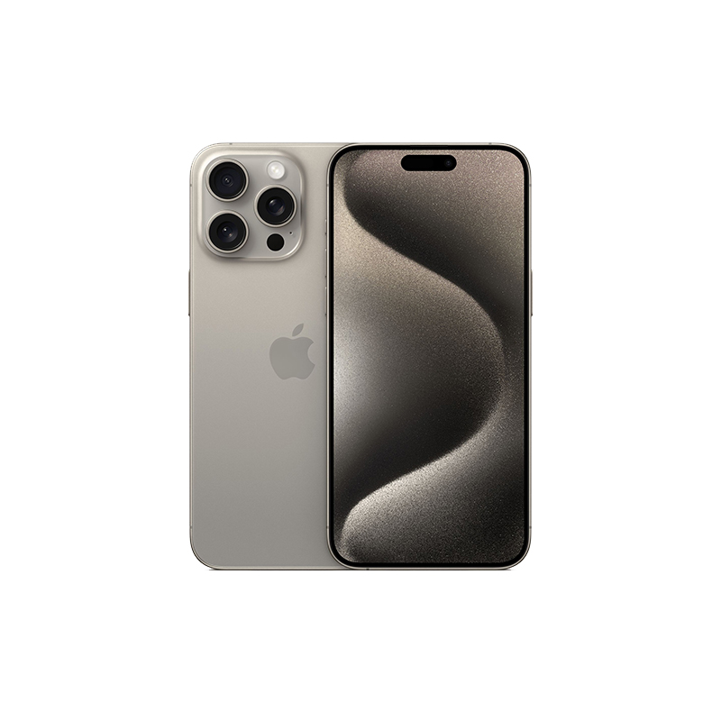 Käytetty iPhone 15 Pro Max Dual eSIM 256GB Natural Titanium - 256GB - Natural Titanium