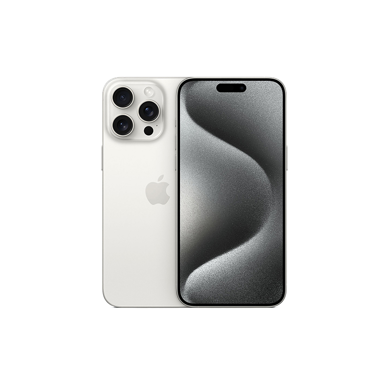 Käytetty iPhone 15 Pro Max Dual eSIM 256GB White Titanium - 256GB - White Titanium