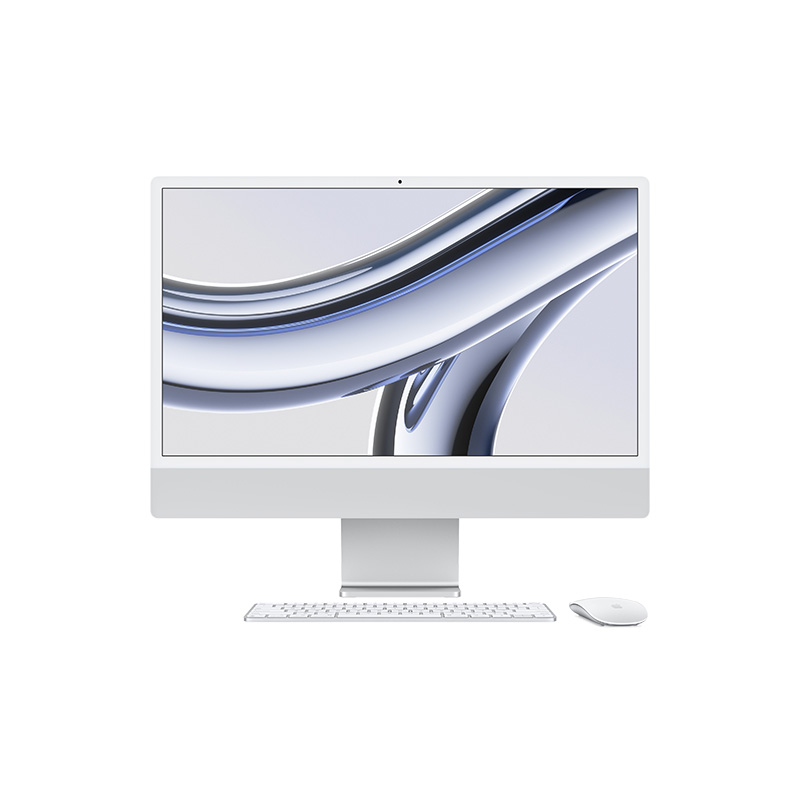 Käytetty iMac 24" M3 2023 (Apple M3 8-Core, 8 GB RAM, 256 GB SSD, 8-Core) Silver 8 GB RAM - 256 GB SSD