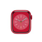 Watch Series 8 Aluminum Cellular (45mm), Red, Red Sport Band