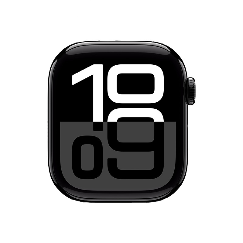 Käytetty Apple Watch Series 10 Aluminum (46mm) Jet Black Black Sport Band