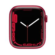 Watch Series 7 Aluminum Cellular (45mm), Red, Black Sport Band