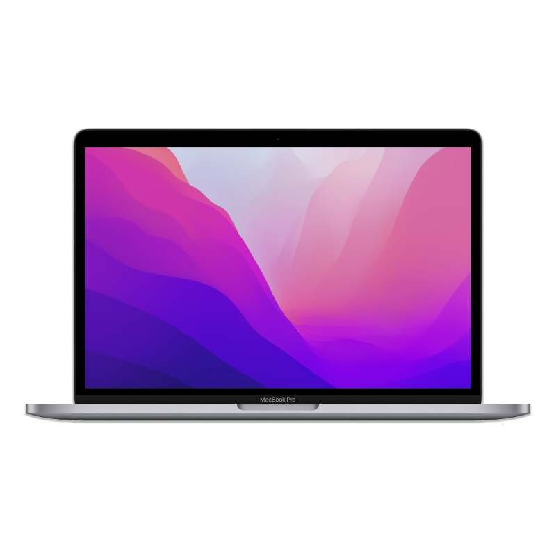 Käytetty MacBook Pro 13" M2 2022 (Apple M2 8-Core, 16 GB RAM, 512 GB SSD) Space Gray 16 GB RAM - 512 GB SSD