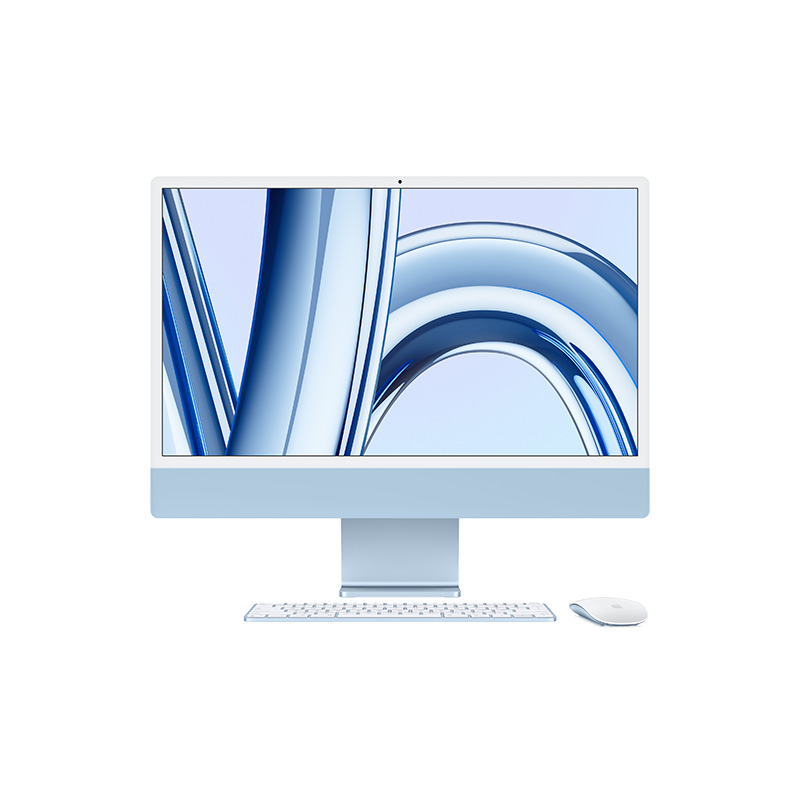 Käytetty iMac 24" M3 2023 (Apple M3 8-Core, 8 GB RAM, 256 GB SSD, 8-Core) Blue 8 GB RAM - 256 GB SSD