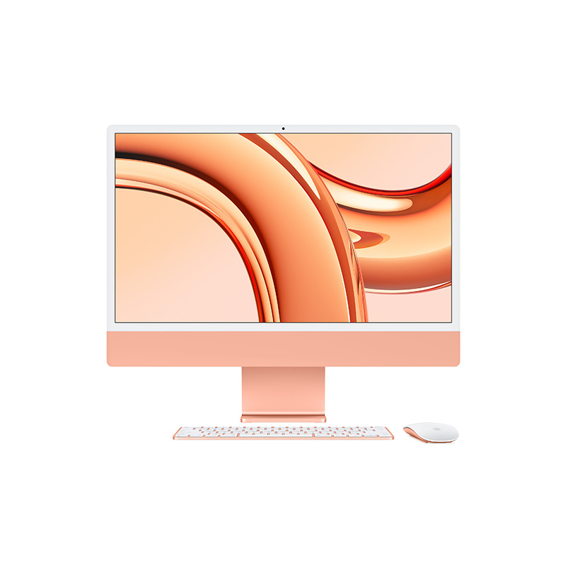 Käytetty iMac 24" M3 2023 (Apple M3 8-Core, 8 GB RAM, 512 GB SSD, 8-Core) Orange 8 GB RAM - 512 GB SSD