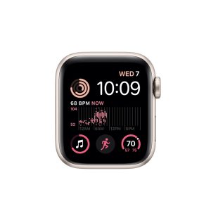 Watch SE Cellular (2nd Gen) (40mm), Starlight, Starlight Sport Band